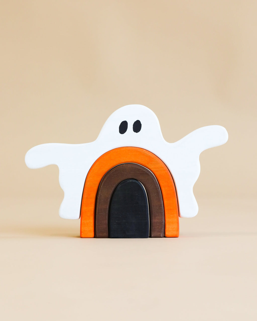 Handmade Wooden Ghost Stacker