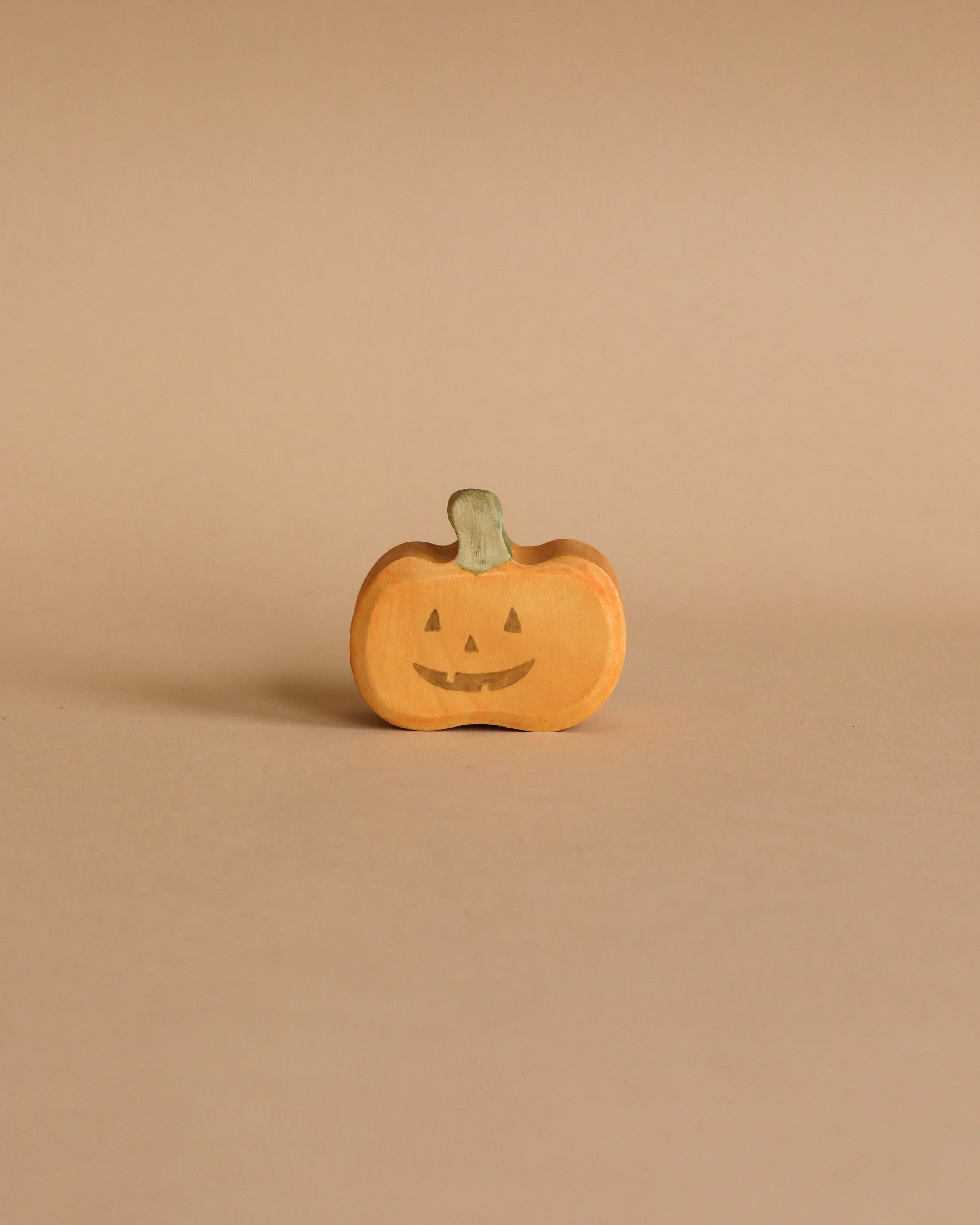Handmade Wooden Happy Jack-O-Lantern By Eric & Albert